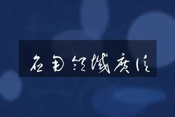 应用领域广泛