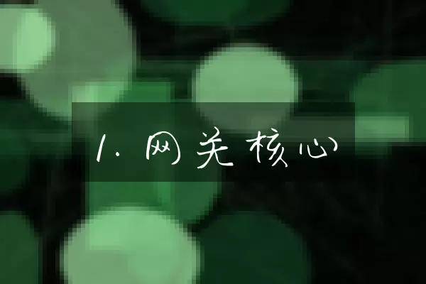 1. 网关核心