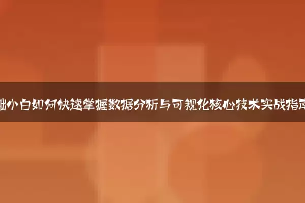 零基础小白如何快速掌握数据分析与可视化核心技术实战指南